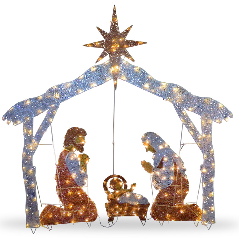 The Holiday Aisle Nativity Scene Lighted Display & Reviews Wayfair